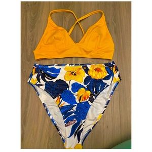 👙 CUPSHE 2 piece high waisted bikini